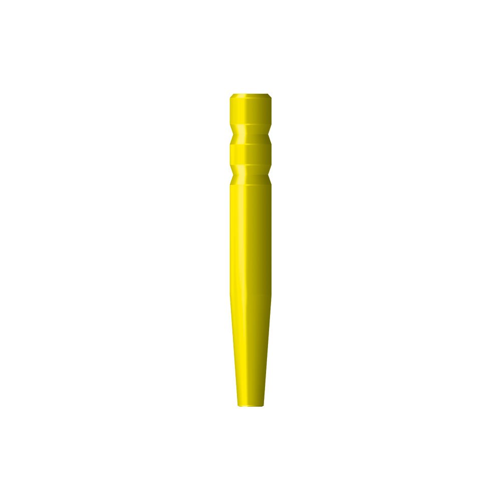 Tenons cylindro-coniques calcinables L 11.4mm jaune - 40 pcs