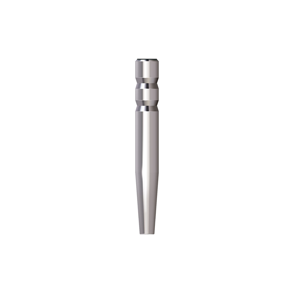 Tenon cylindro-conique inox l 17,5 mm noir - 20 pcs