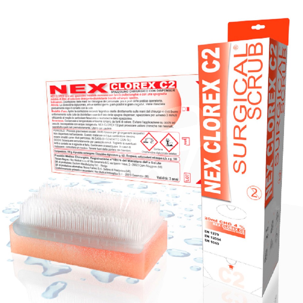 Éponges jetables avec chlorhexidine 4%  (40)