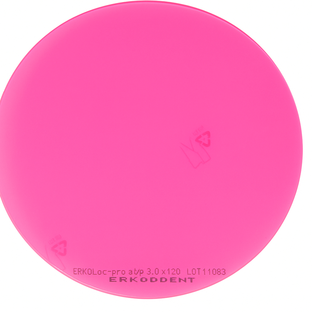 Plaque thermoformable - Erkoloc-pro rose 2 mm (50)