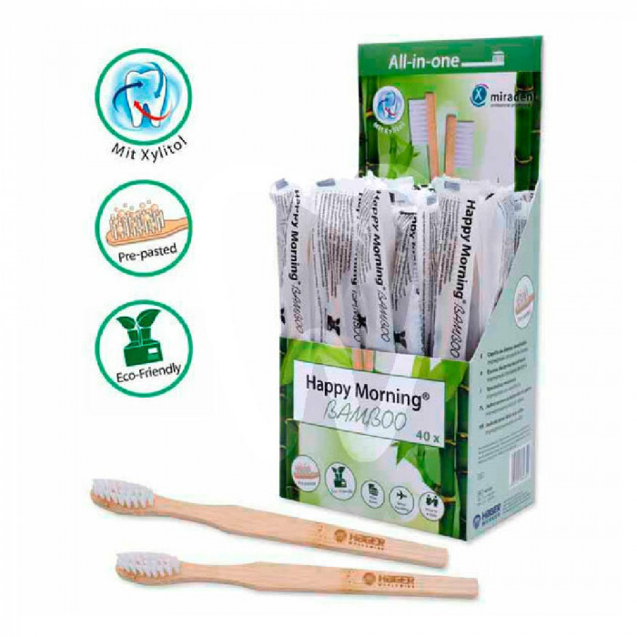 Brosse A Dents Bamboo Happy Morning (40) Brosse A Dents Bamboo Happy Morning (40)