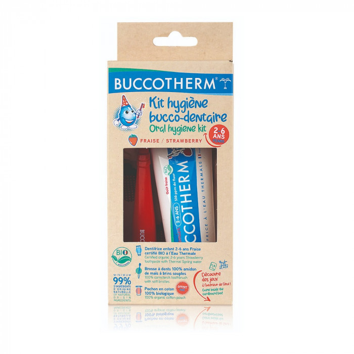 Kit Eco Friendly 2 - 6 Ans Fraise 50ML Kit Eco Friendly 2 - 6 Ans Fraise 50ML