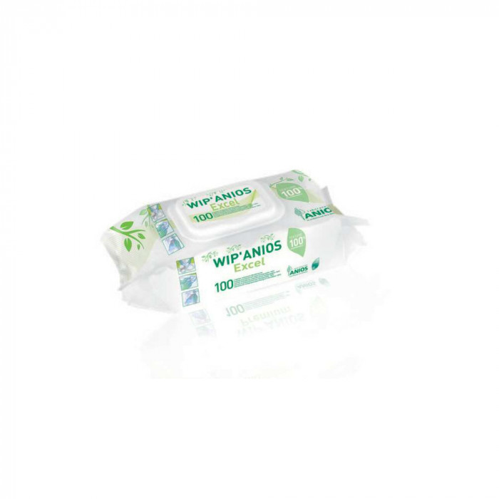 Lingettes désinfectantes Wip Anios Excel (100) Lingettes désinfectantes Wip Anios Excel (100)