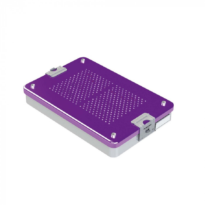 Container en aluminium mauve Container en aluminium mauve