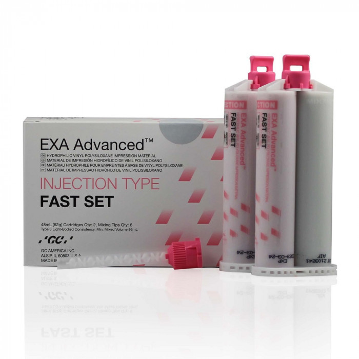Exa advanced inject fast set 2 x 48 ml Exa advanced inject fast set 2 x 48 ml