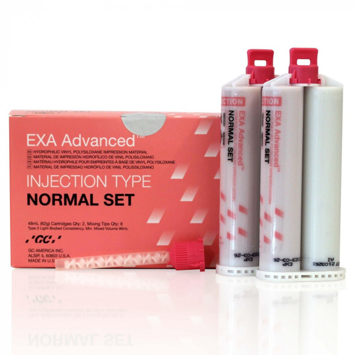 Exa advanced inject normal set 2 x 48 ml Exa advanced inject normal set 2 x 48 ml