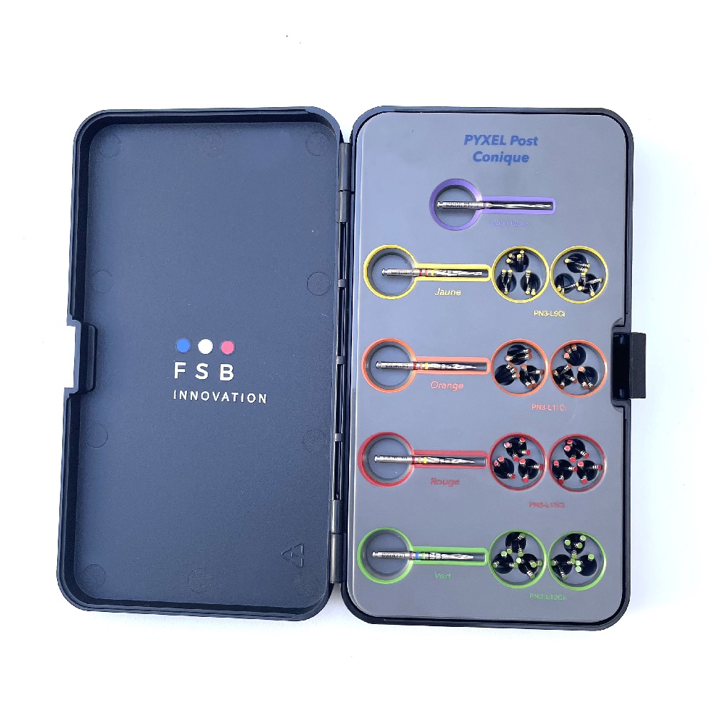 Coffret tenons inox Pyxel Post conique - le coffret