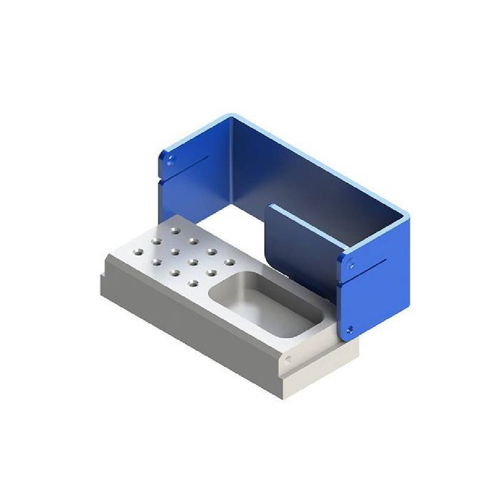 Eco Bloc Plus 12 perforations MX - couvercle bleu