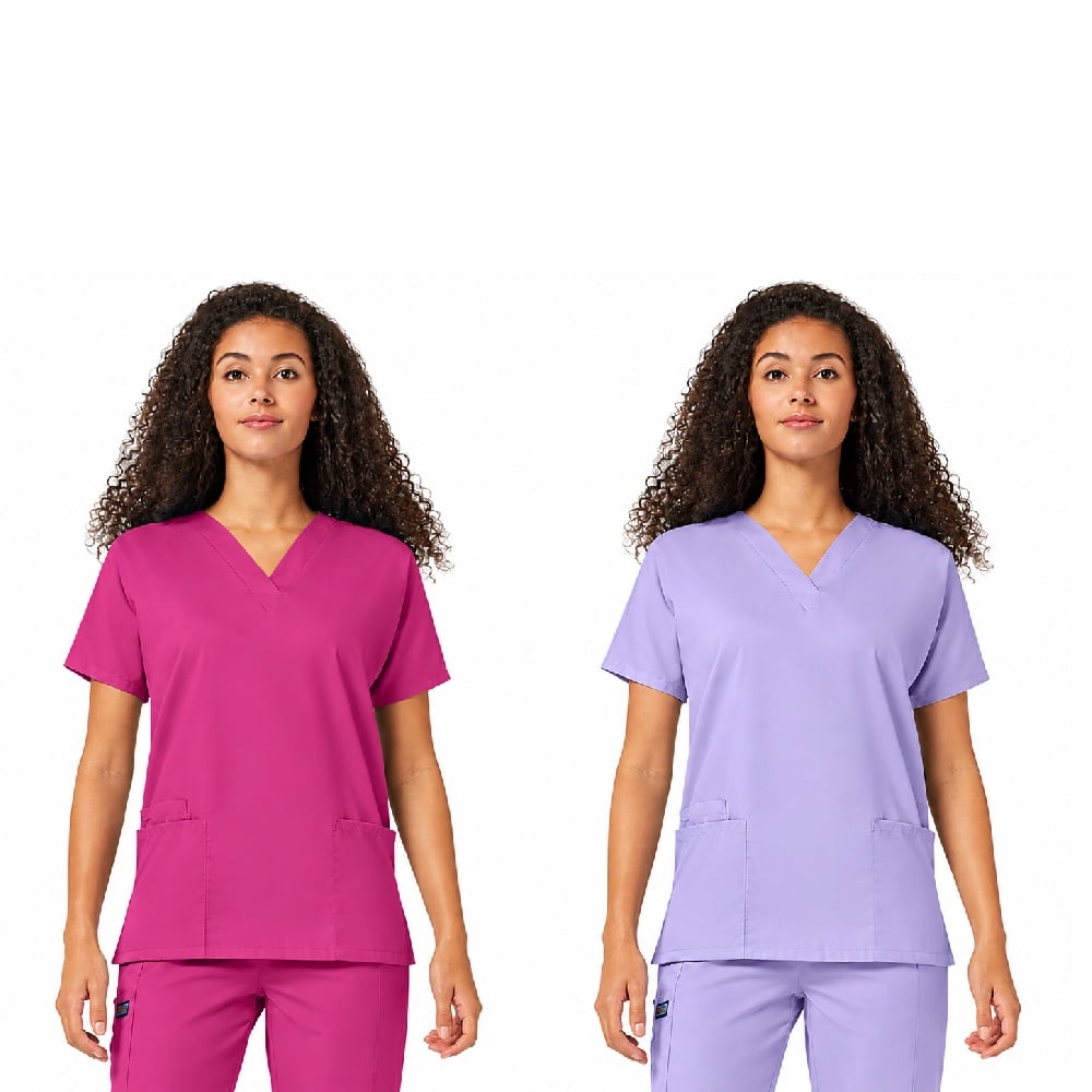 Haut col en V femme 