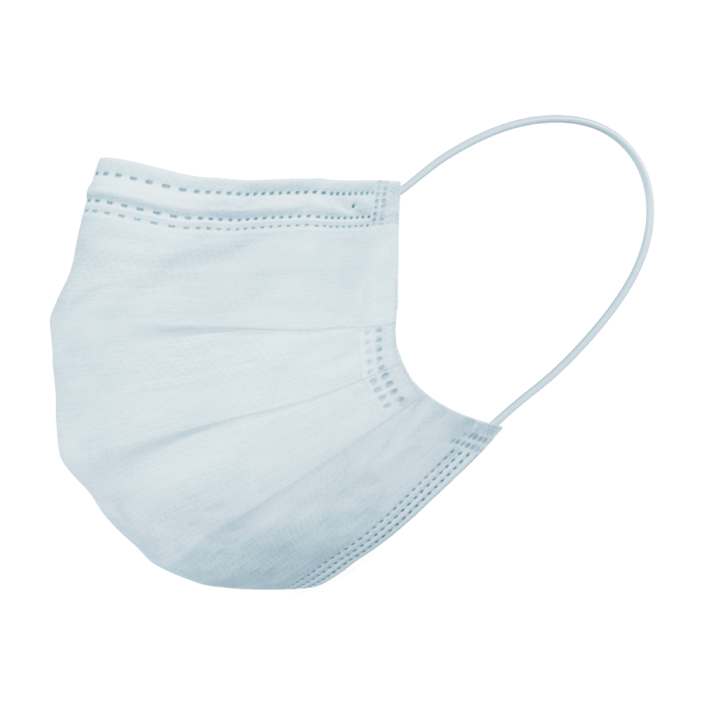 Masques Earloop - blanc - boîte de 50 masques