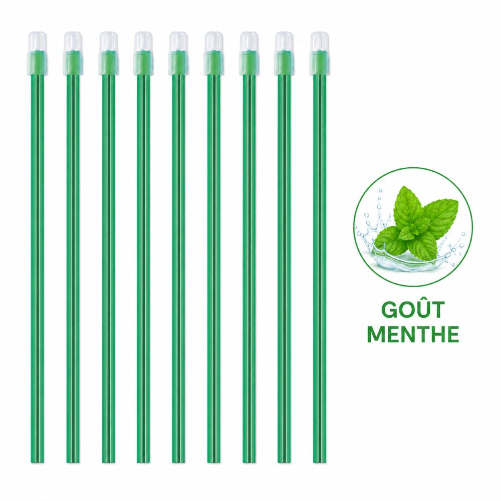 Pompes à salive Evac - menthe  (100)