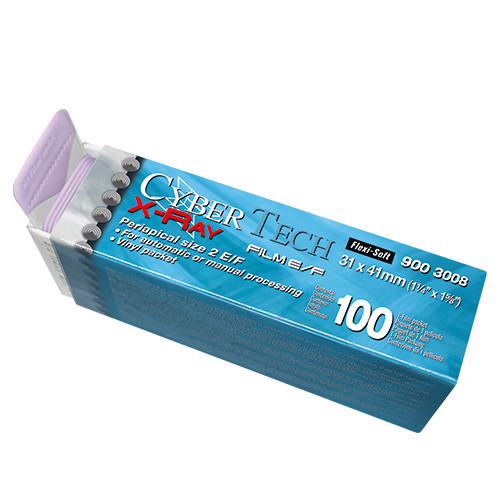 Cyber X-Ray Films simples CYBERTECH - 31 x 41mm - La boîte de 100 Cyber X-Ray Films simples CYBERTECH - 31 x 41mm - La boîte de 100
