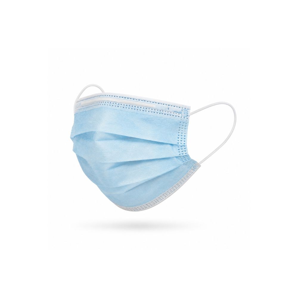Masque chirurgical bleu &agrave; &eacute;lastiques type IIR SANIBLUE - bo&icirc;te de 50