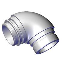 COUDE 90 DEG COMPLET         REF 7600-100-07E DURR
