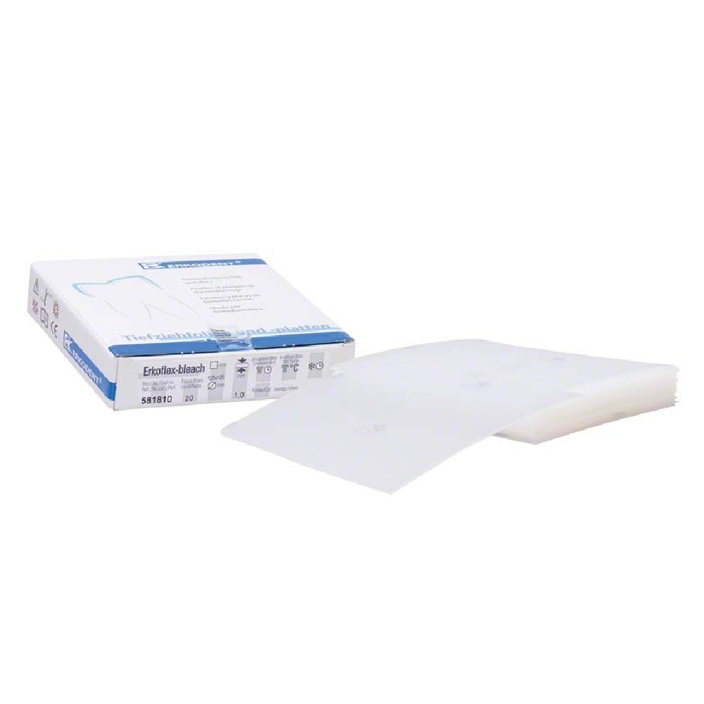 Erkoflex Bleach - 125x125 mm 1mm - Transparent (20)