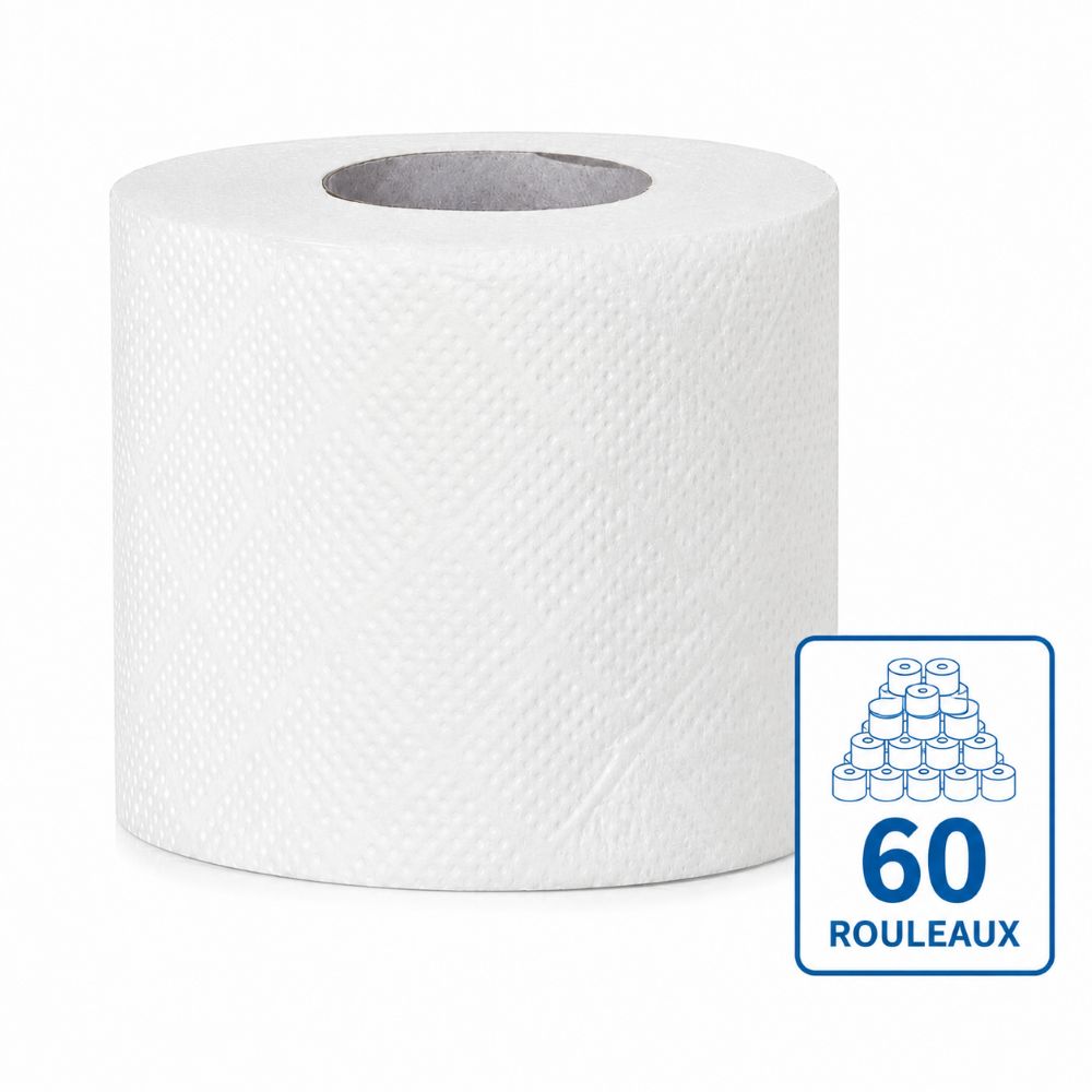 Papier toilette - 60 rouleaux de 200 feuilles 
