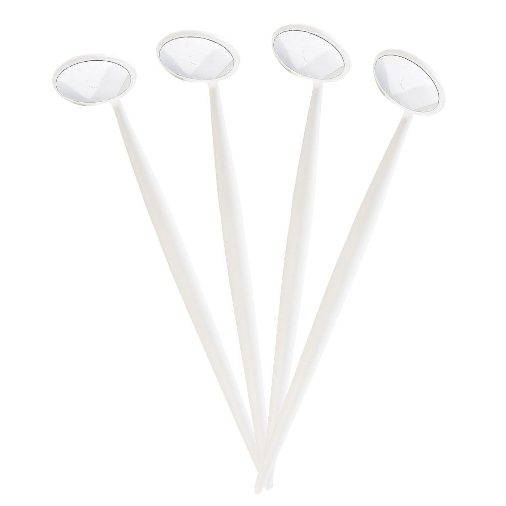 Miroirs jetables blancs