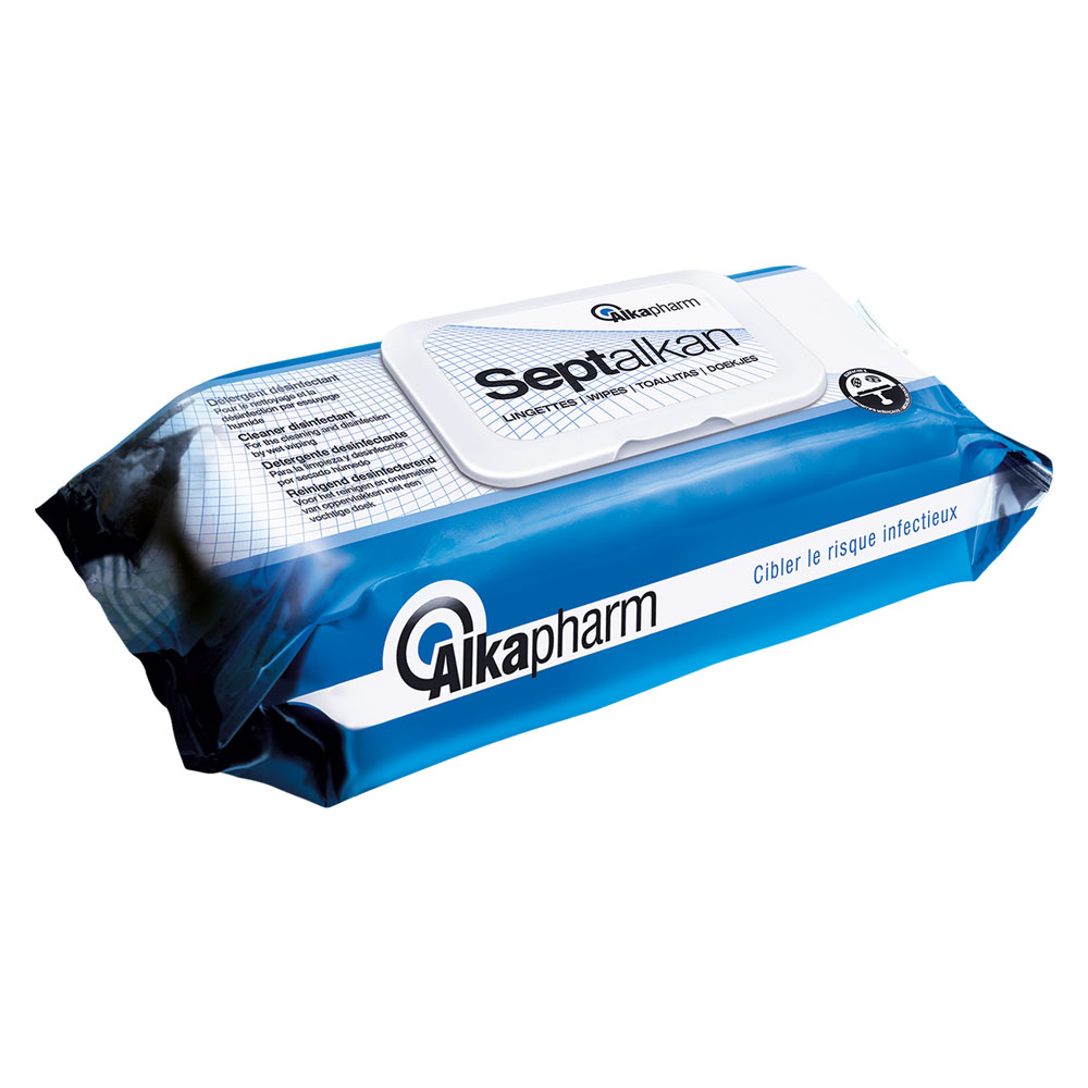 Septalkan lingettes sans alcool (100)  