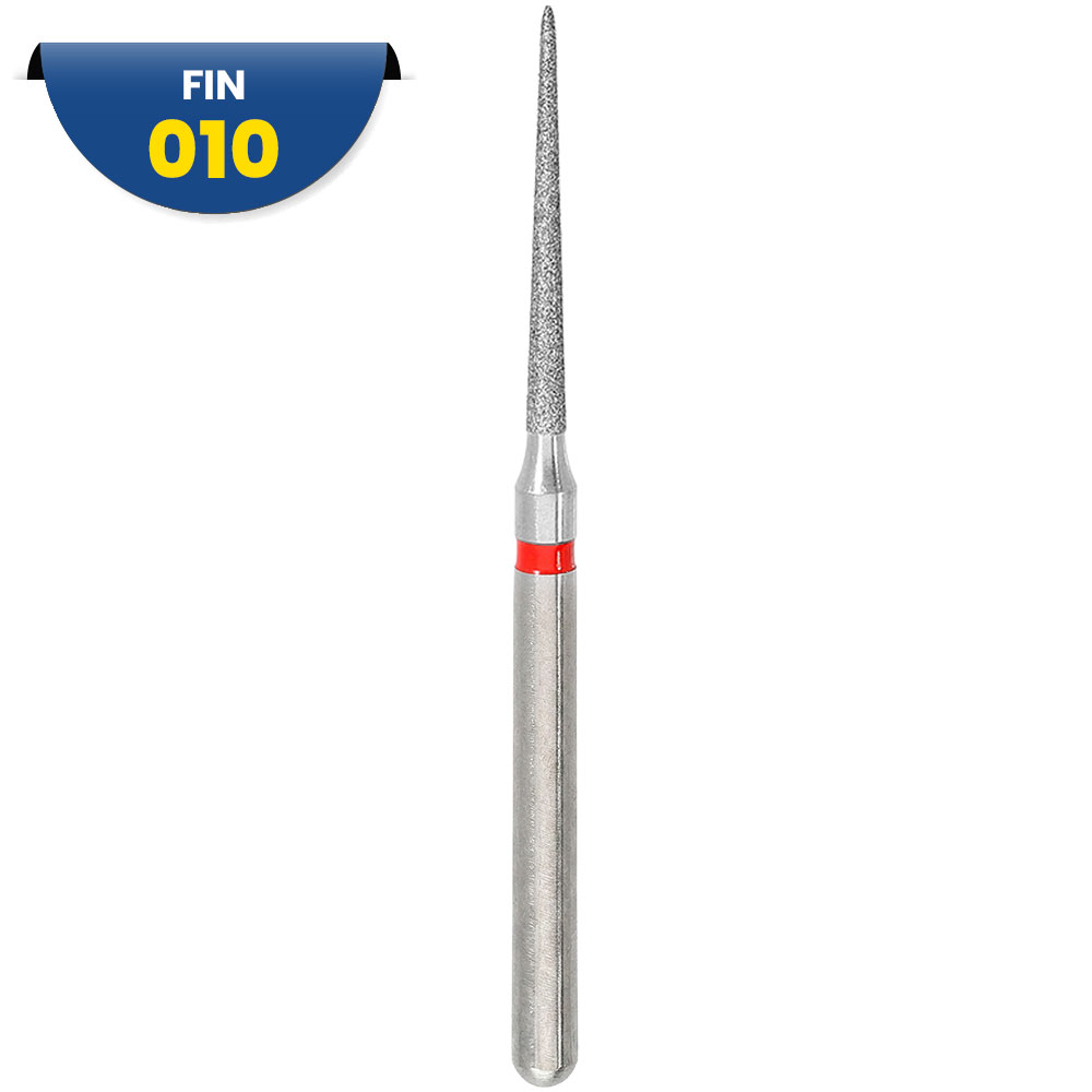 8859 - Fraise diamantée FG conique bout pointu 314 010 Grain F (bte de 5)