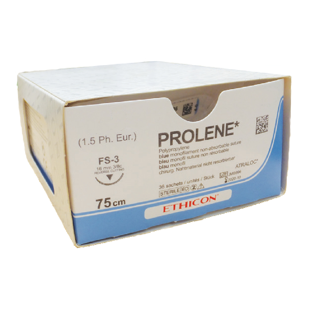 Fil prolene 5/0 3/8 - 13 mm (36)