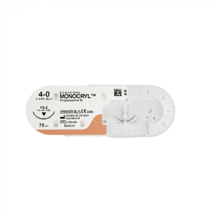 Fil Monocryl 0,7 6/0 C388 (36) Fil Monocryl 0,7 6/0 C388 (36)