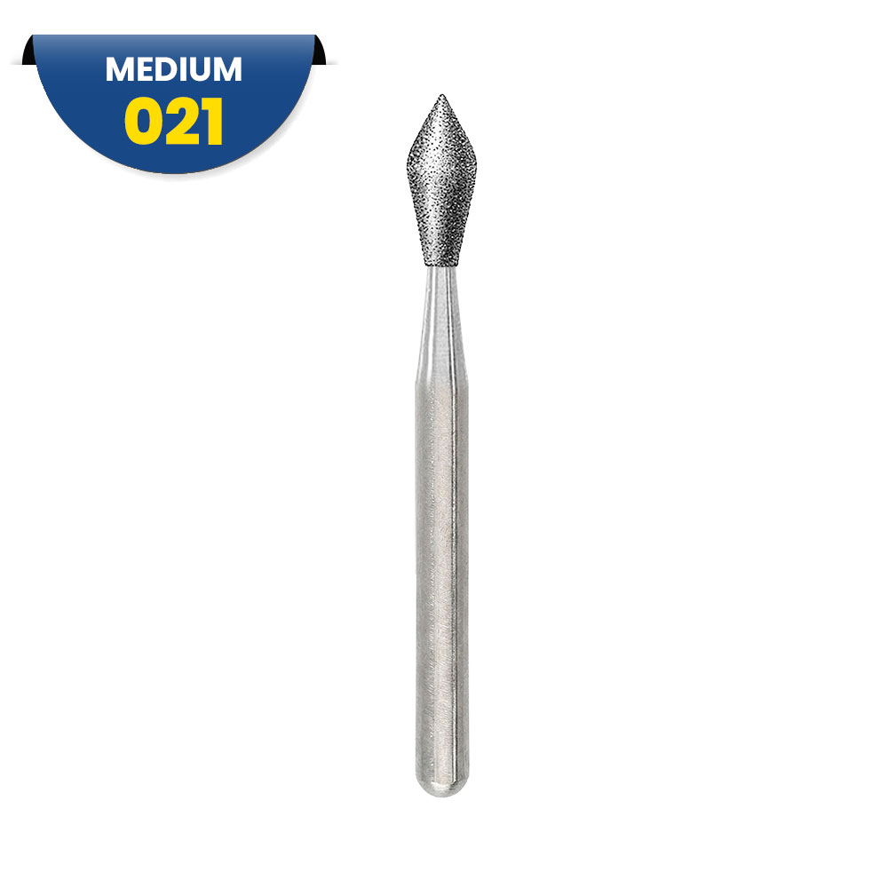 899 - Fraises Diamantées FG réduction occlusale - 314 021 Grain M (bte de 5) 