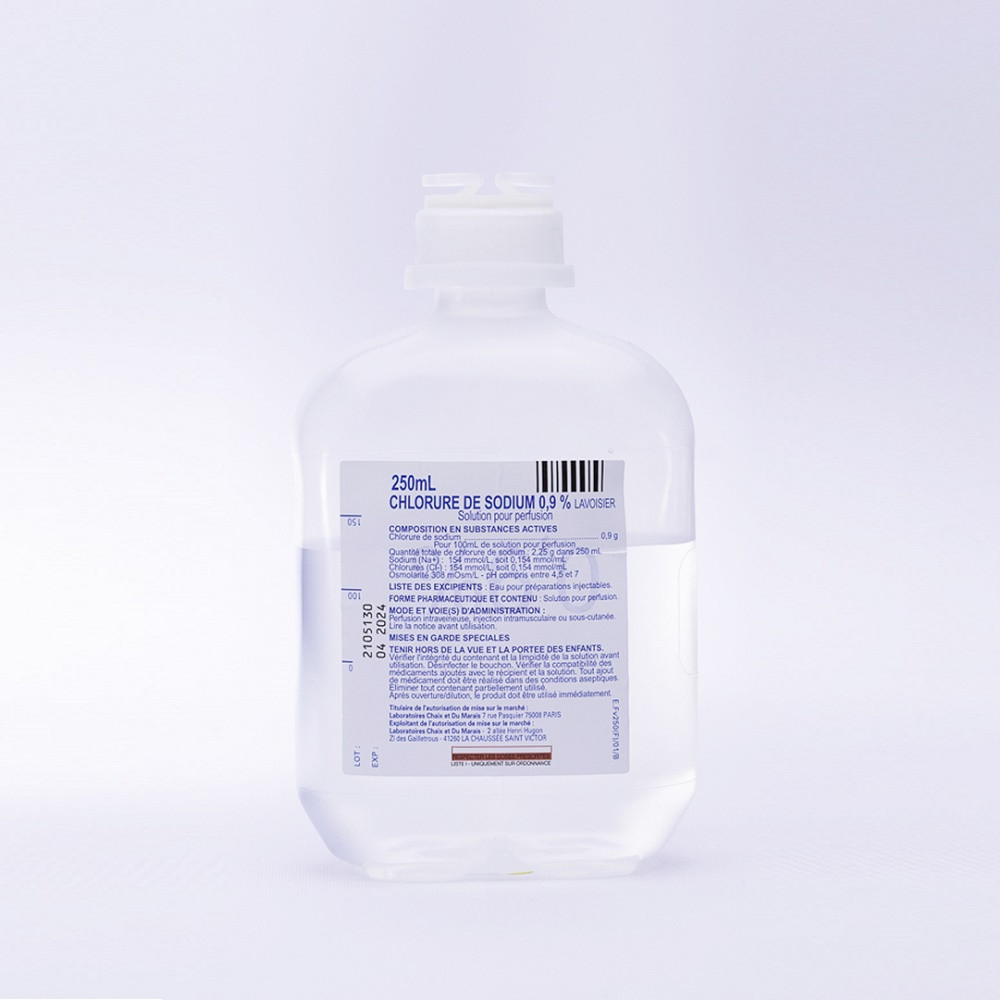 Sérum physiologique flacon (250ml)