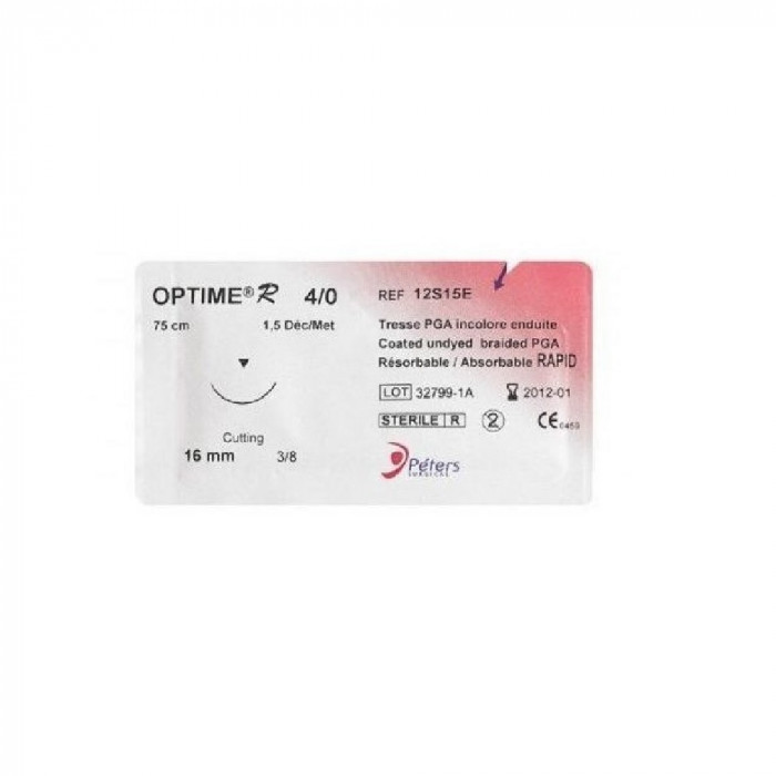 Suture Optime R 4/0 12S15E (36) Suture Optime R 4/0 12S15E (36)