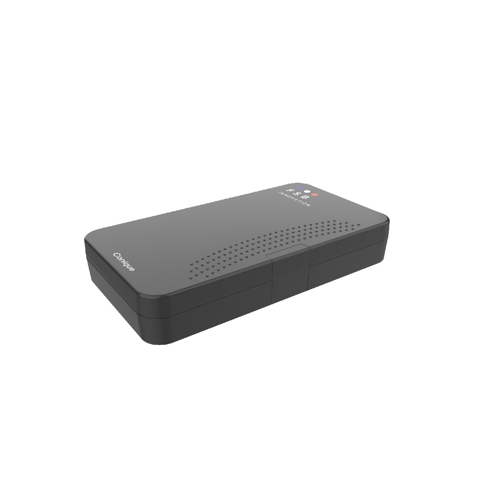 Coffret noir Pyxel numerique gold conique - l'unité
