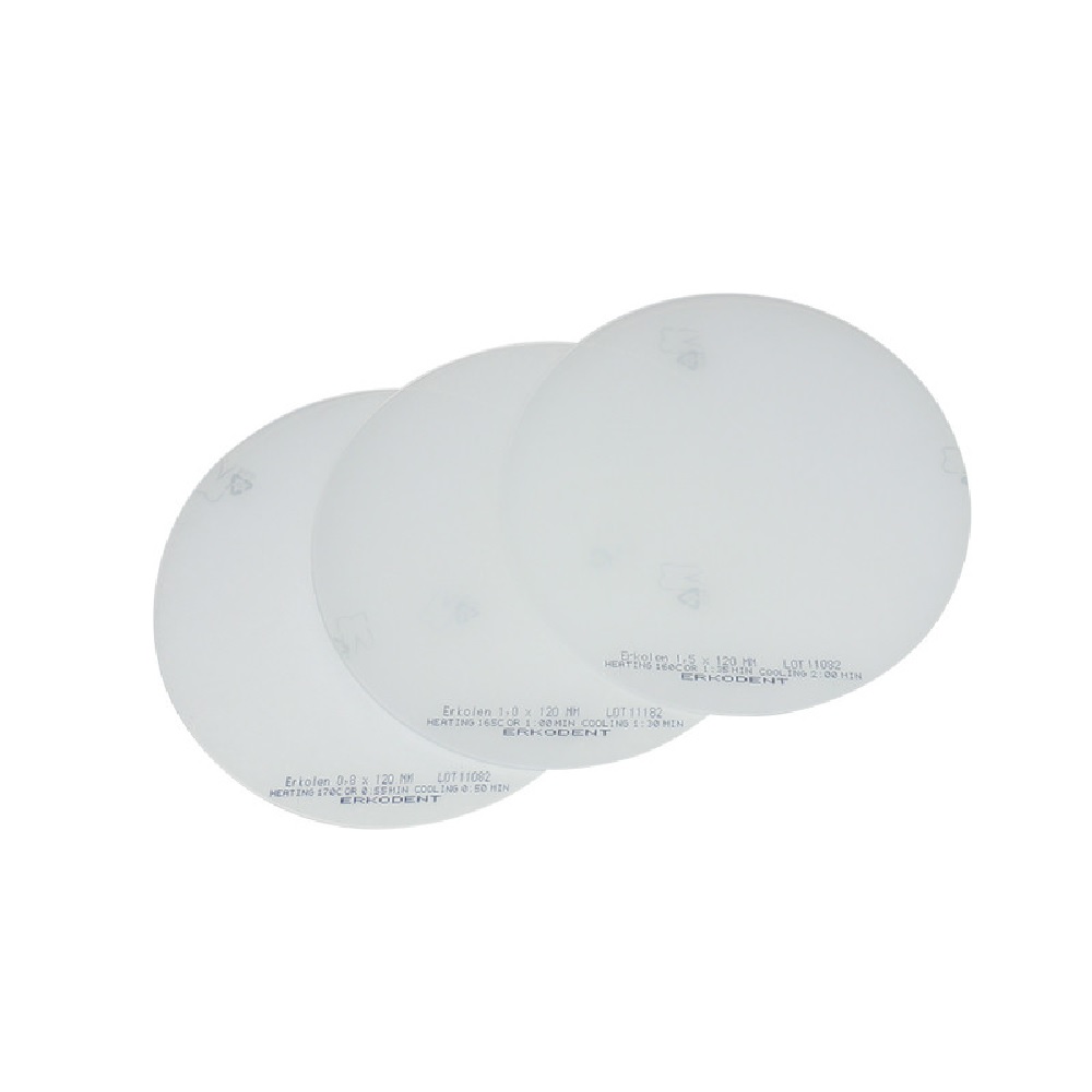ERKOLEN 125X125MM EP.2,00MM OPAQUE   ERKODENT