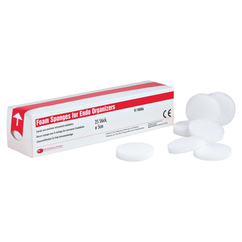 Inserts mousse ronds 5cm, épais de 1cm (25)