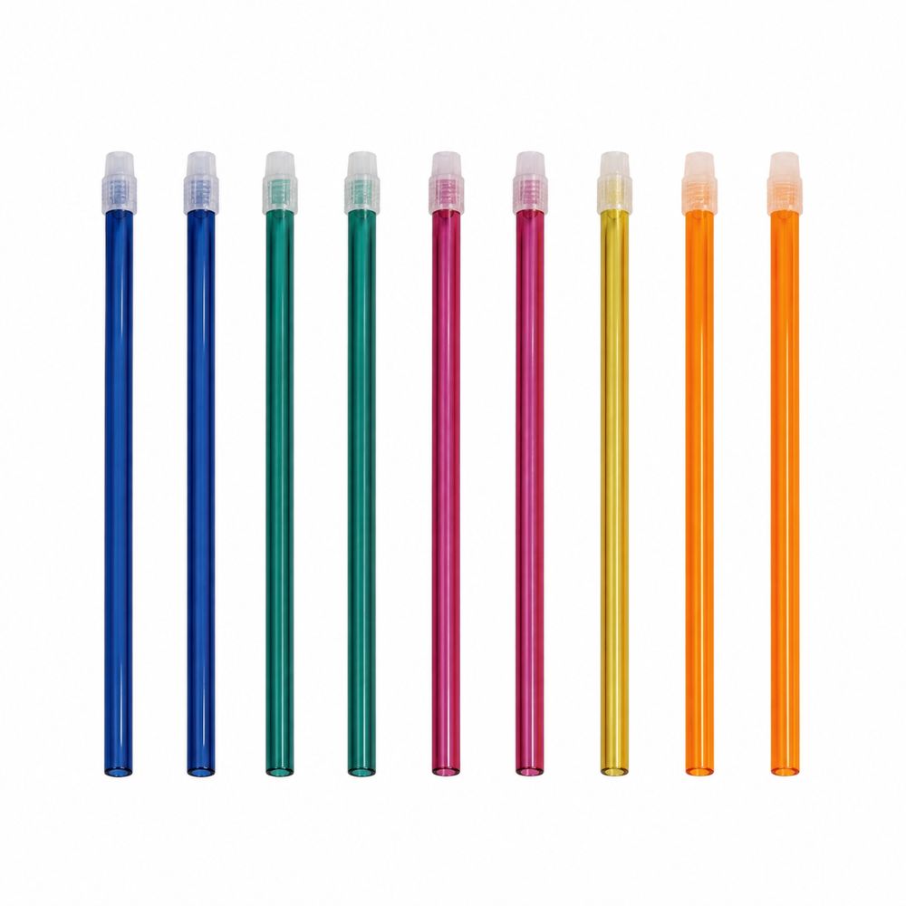 Pompes &agrave; salive embout d&eacute;tachable/fixe - sachet de 100