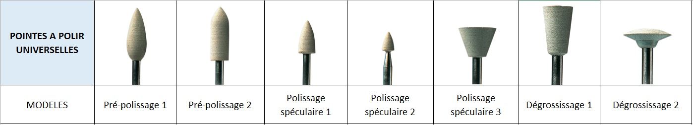 Polissoir Amalgam Vert 655 RA x12 