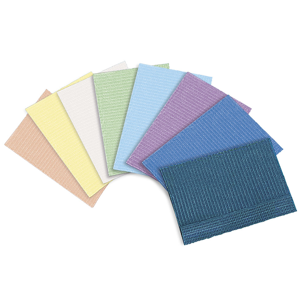 Serviettes patients plastifiées - colis de 500