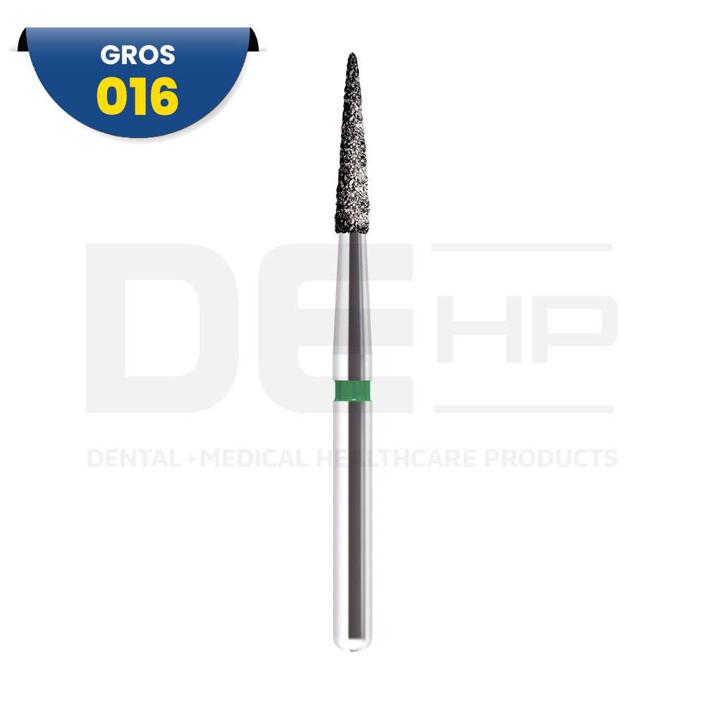 858 - Fraise diamantée FG conique bout pointu - 314 016 Grain G (bte de 25)