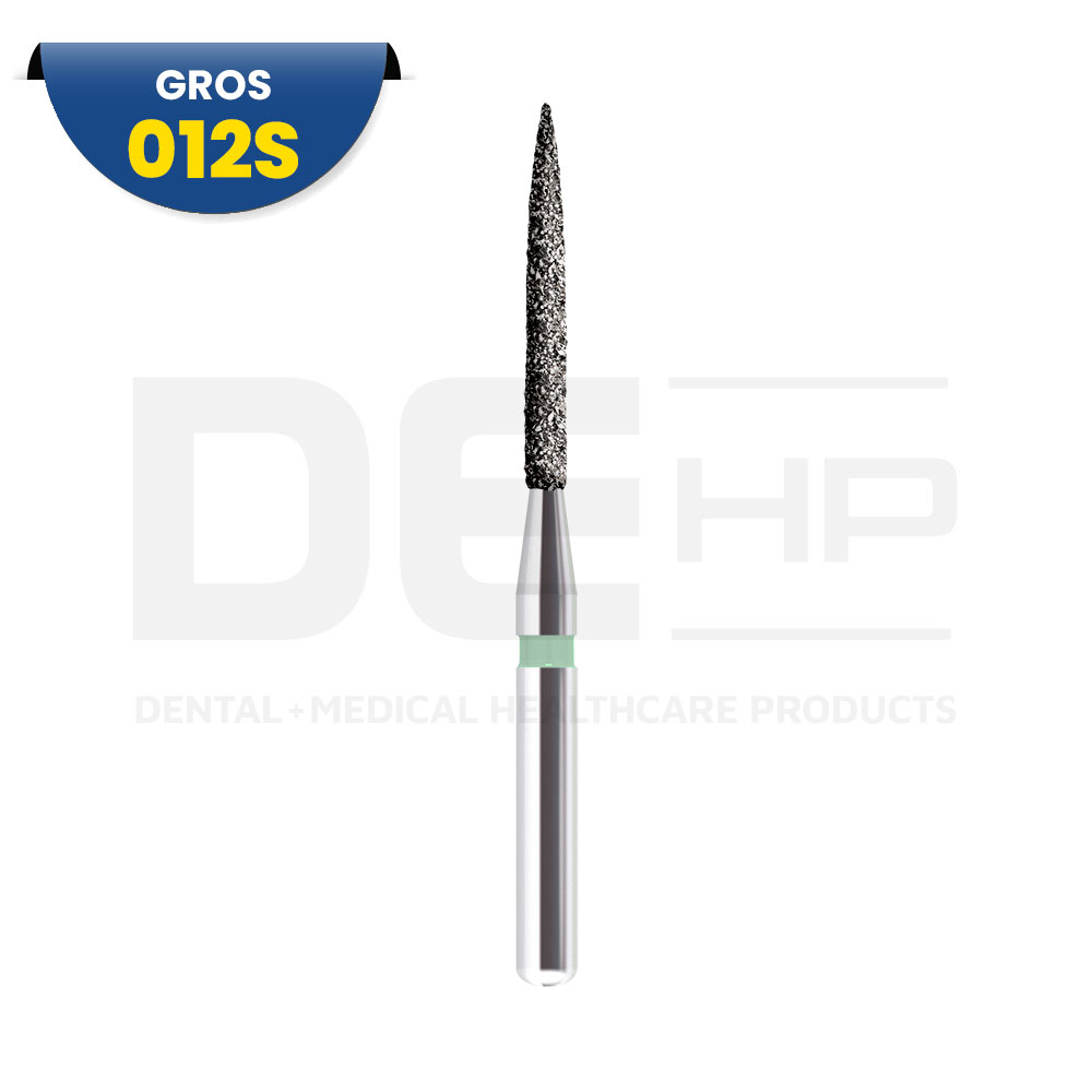 863S - Fraise diamantée FG flamme - 313 012S Grain G (bte de 25)