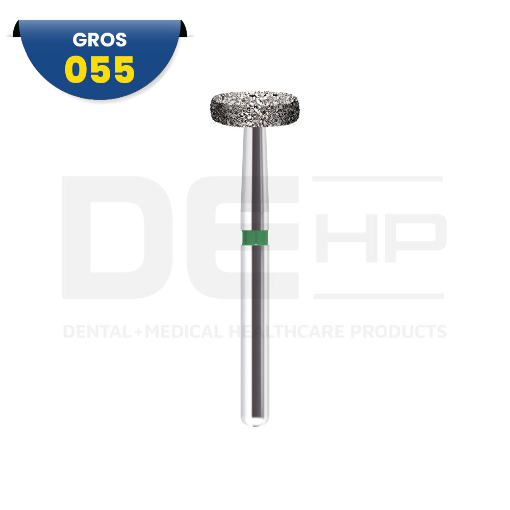 909 - Fraise diamantée FG roue arrondie - 314 055 Grain G (bte de 25)