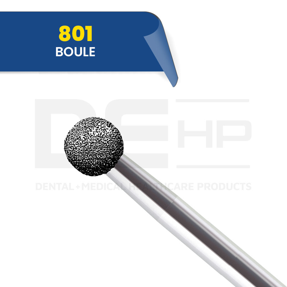 801 - Fraise diamantée boule (bte de 5)