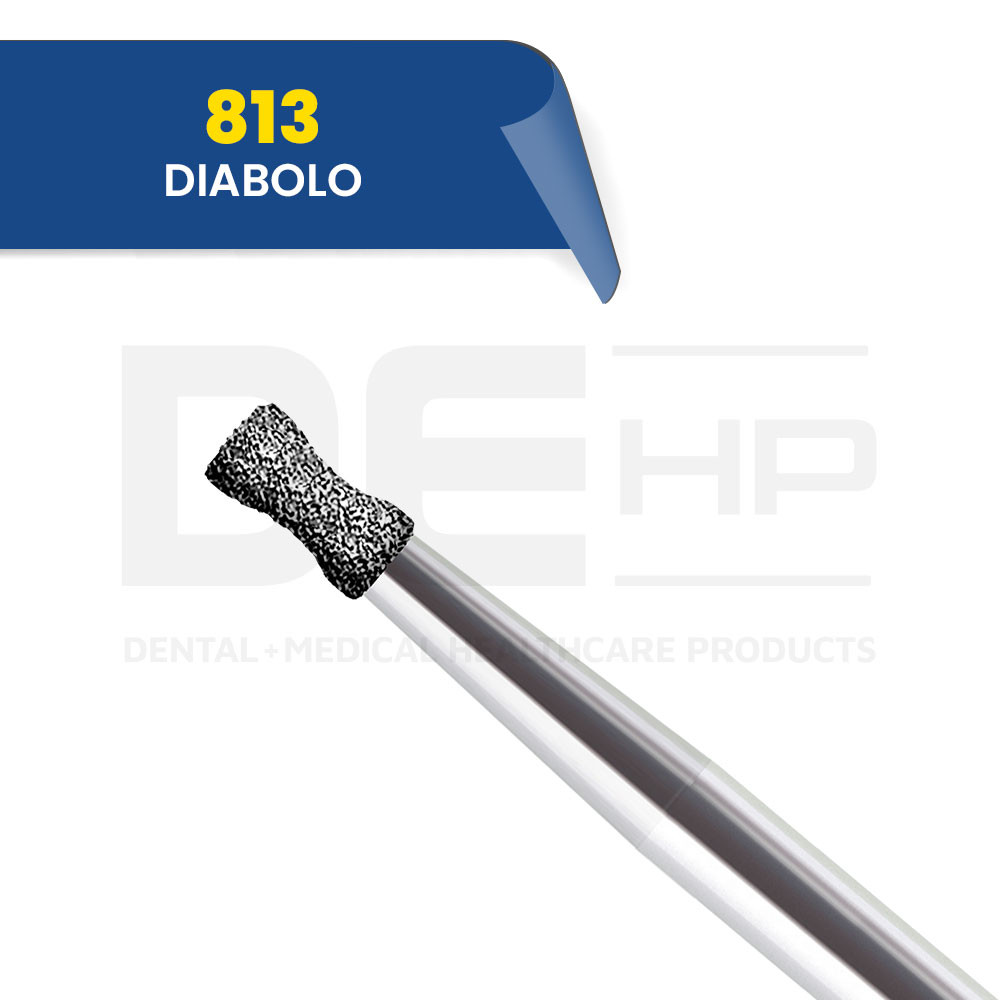813 - Fraise diamantée diabolo (bte de 5)