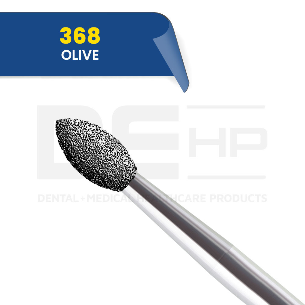368 - Fraise diamantée olive (bte de 5)