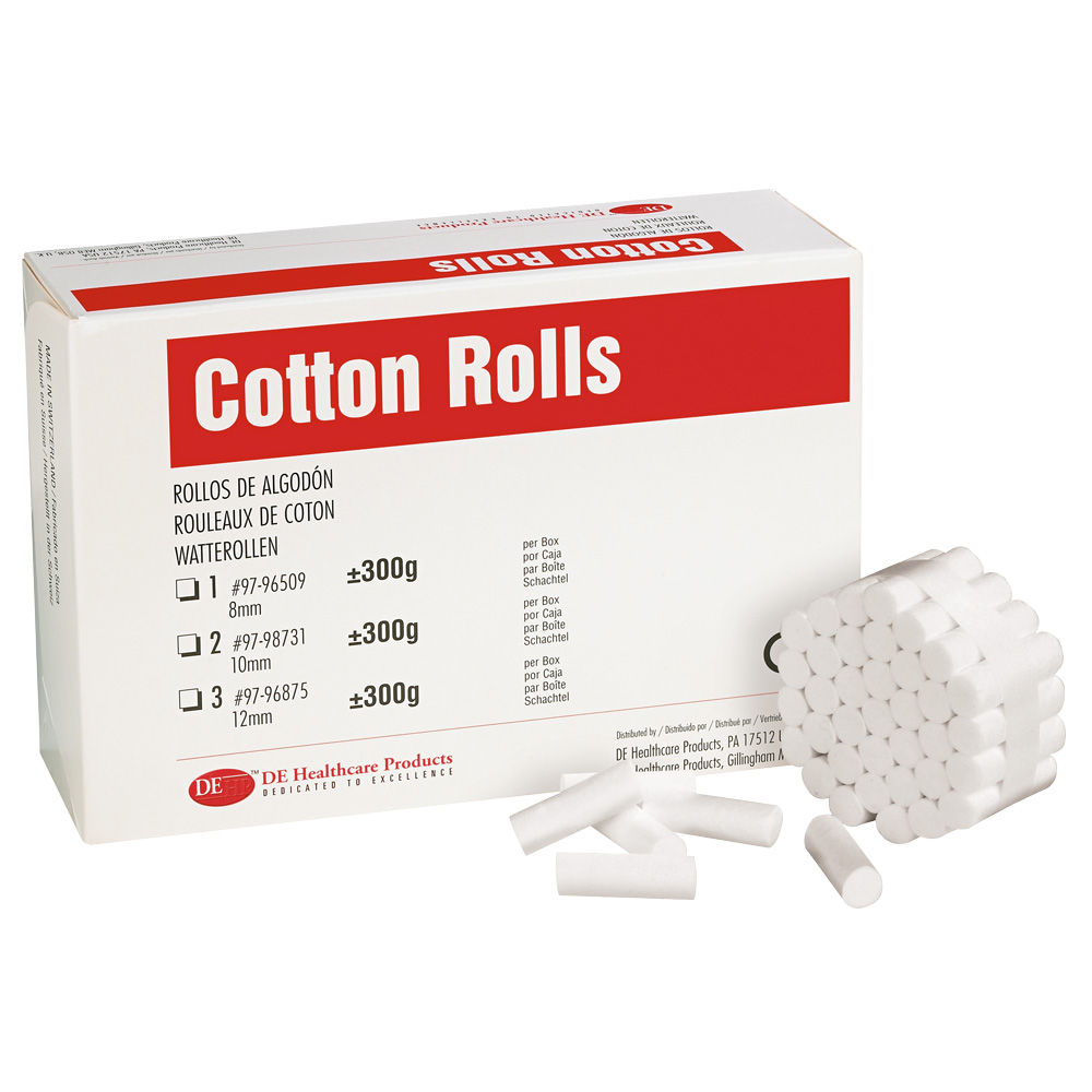 Rouleaux salivaires en coton premium - le sachet de 300 g