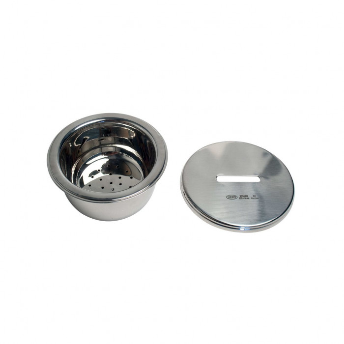 Bac de décontamination inox pour fraises avec fente Bac de décontamination inox pour fraises avec fente