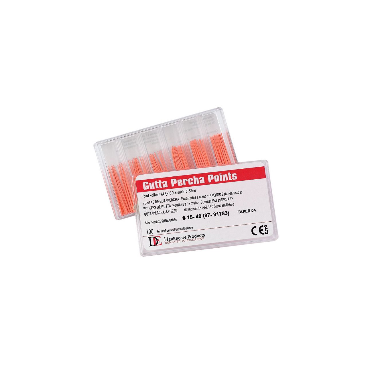 Pointes Gutta Couleur - ISO n°15-40