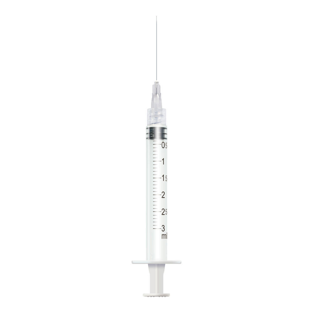 Seringues et aiguilles d'irrigation 3 CC/23 g (100)