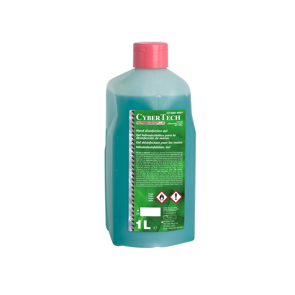 Ultra Clean Plus gel hydroalcoolique - 1 litre