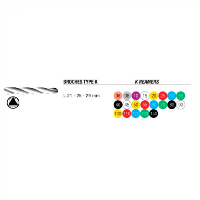 689-5019 Recon B6 Broche K N035 L21 stérile (6) 689-5019 Recon B6 Broche K N035 L21 stérile (6)