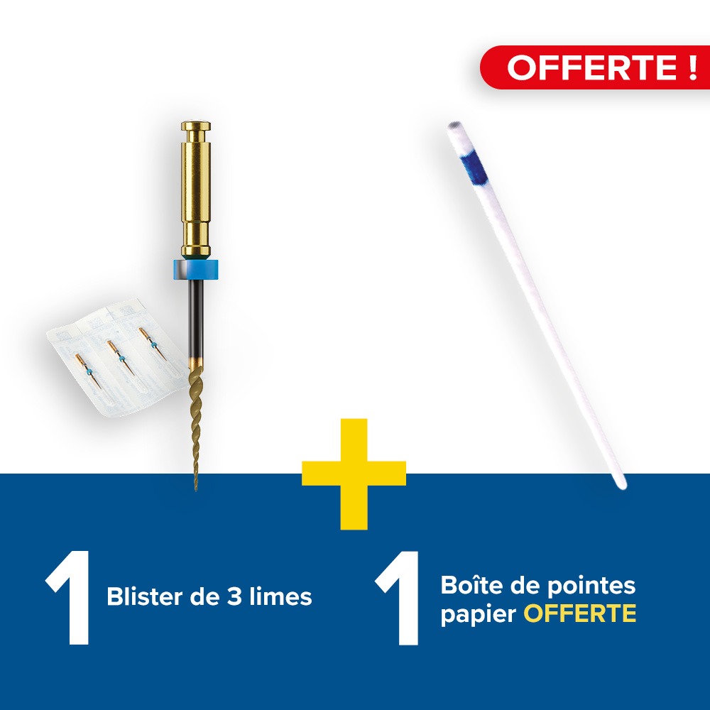 1 boîte de HyFlex EDM OGSF + 1 boîte de pointes papier HyFlex
