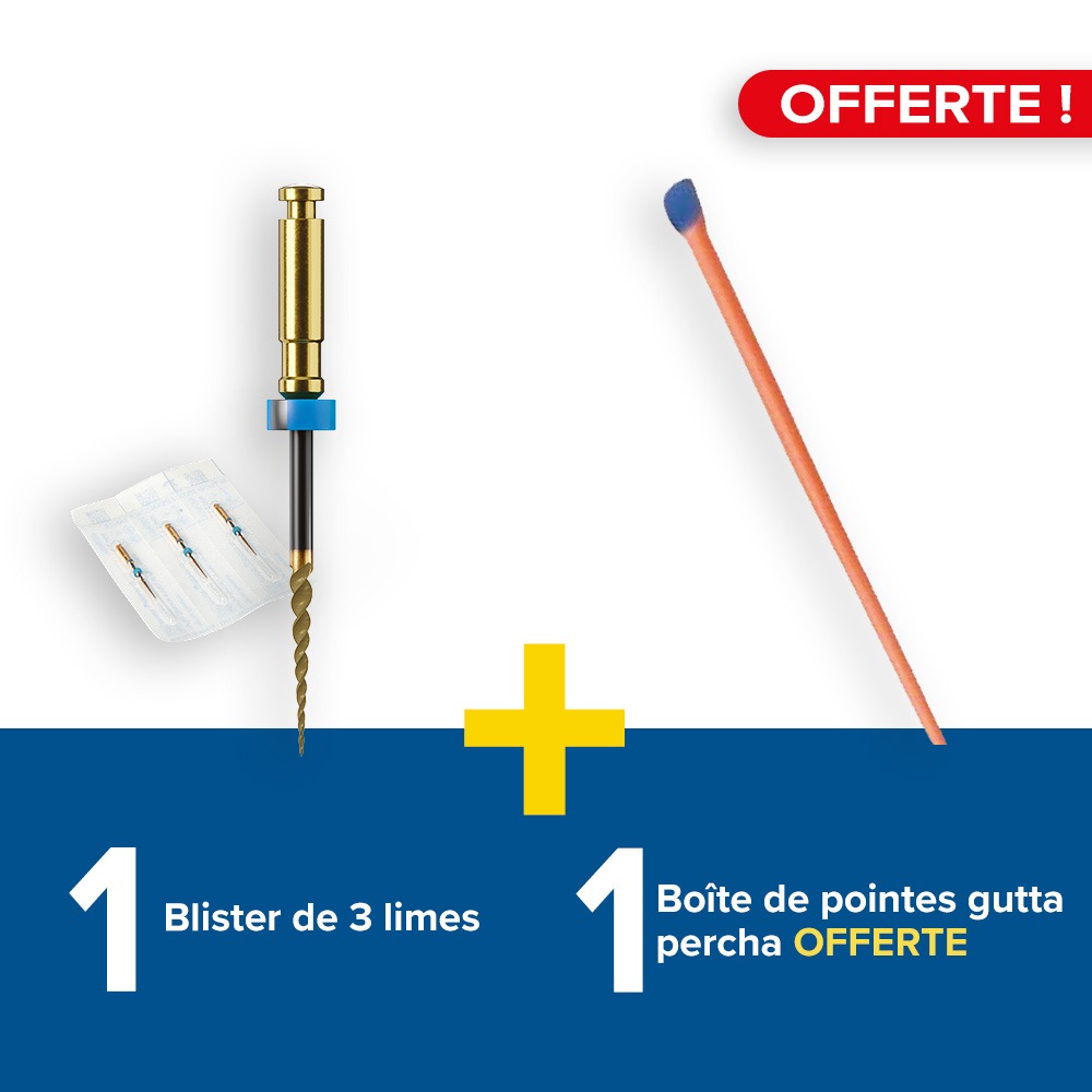 1 boîte de HyFlex EDM OGSF + 1 boîte de pointes gutta-percha HyFlex 