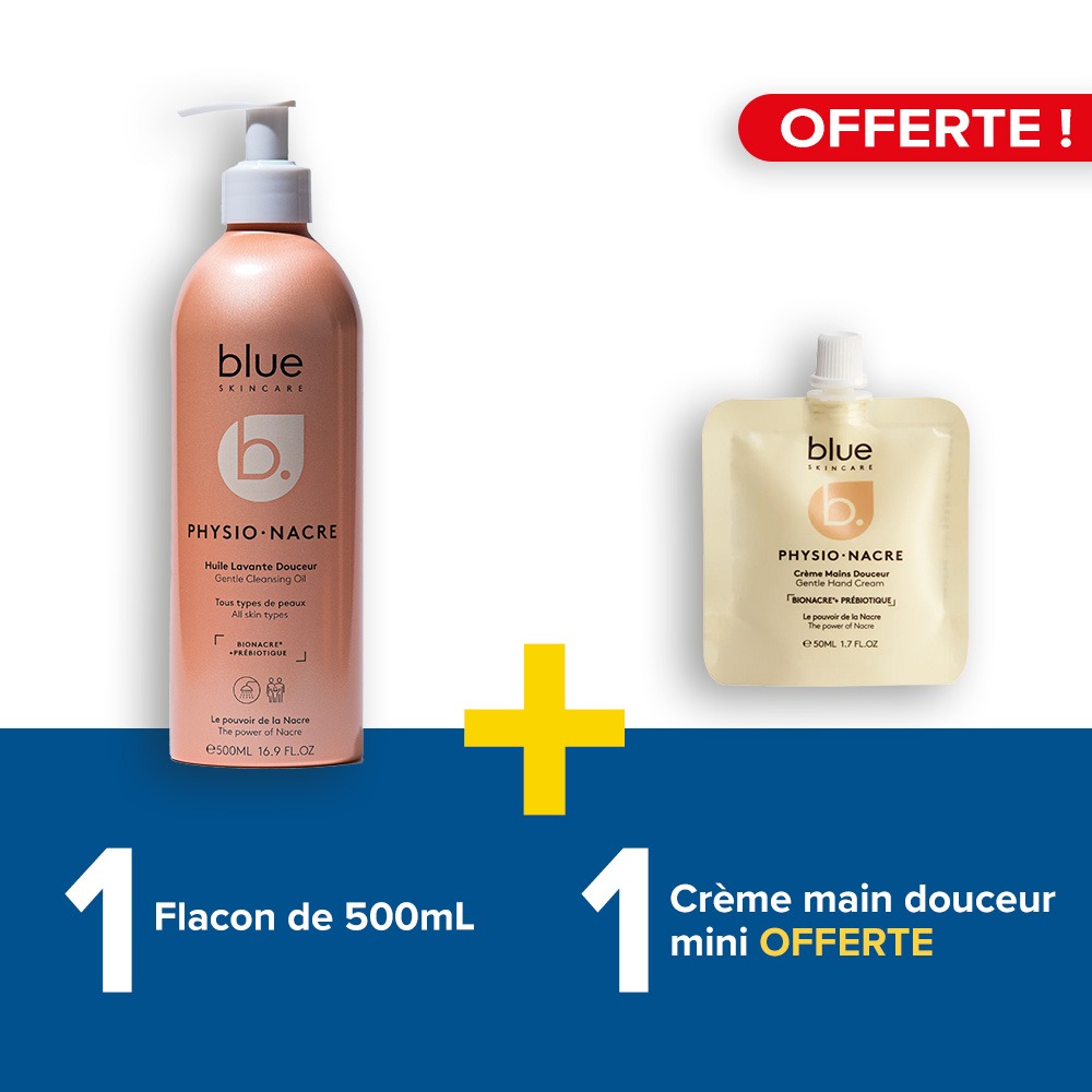 1 huile lavante douceur 500ml + 1 crème main douceur mini 50ml offerte