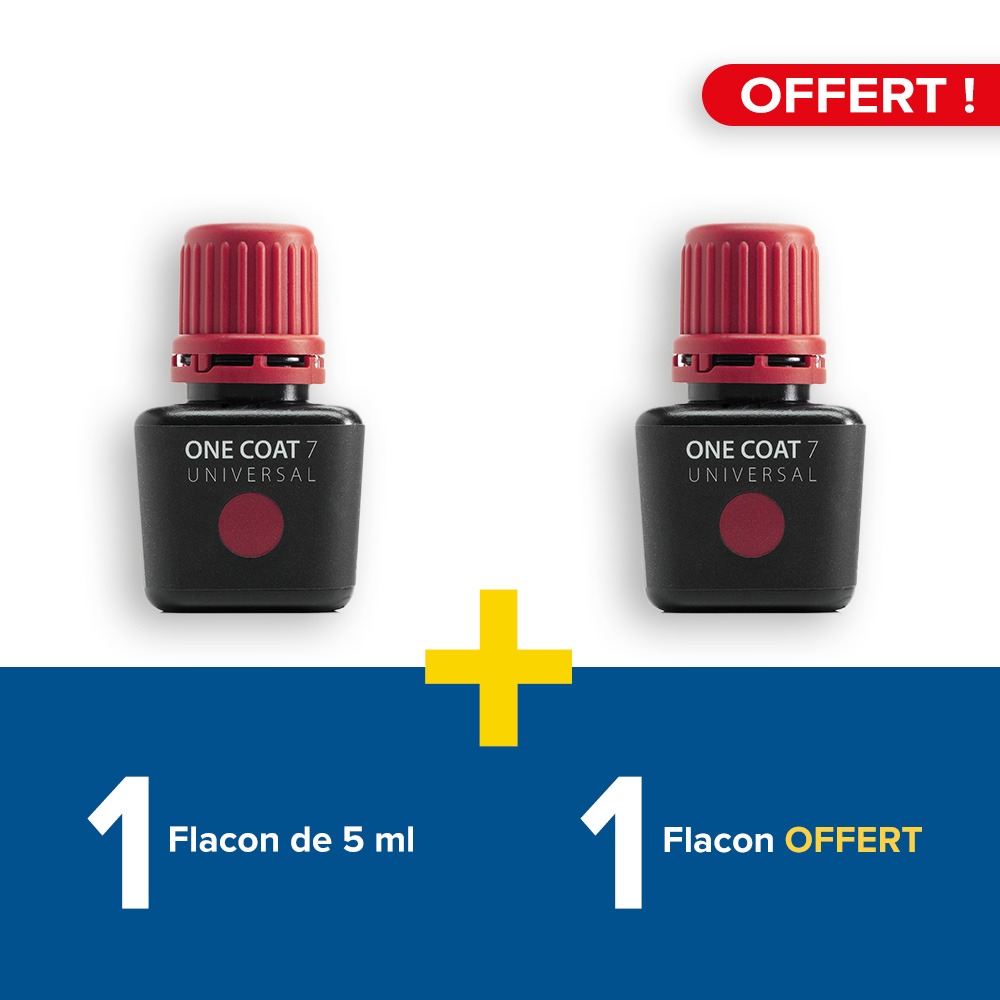 1 flacon de 5mL One Coat 7 Universal + 1 offert
